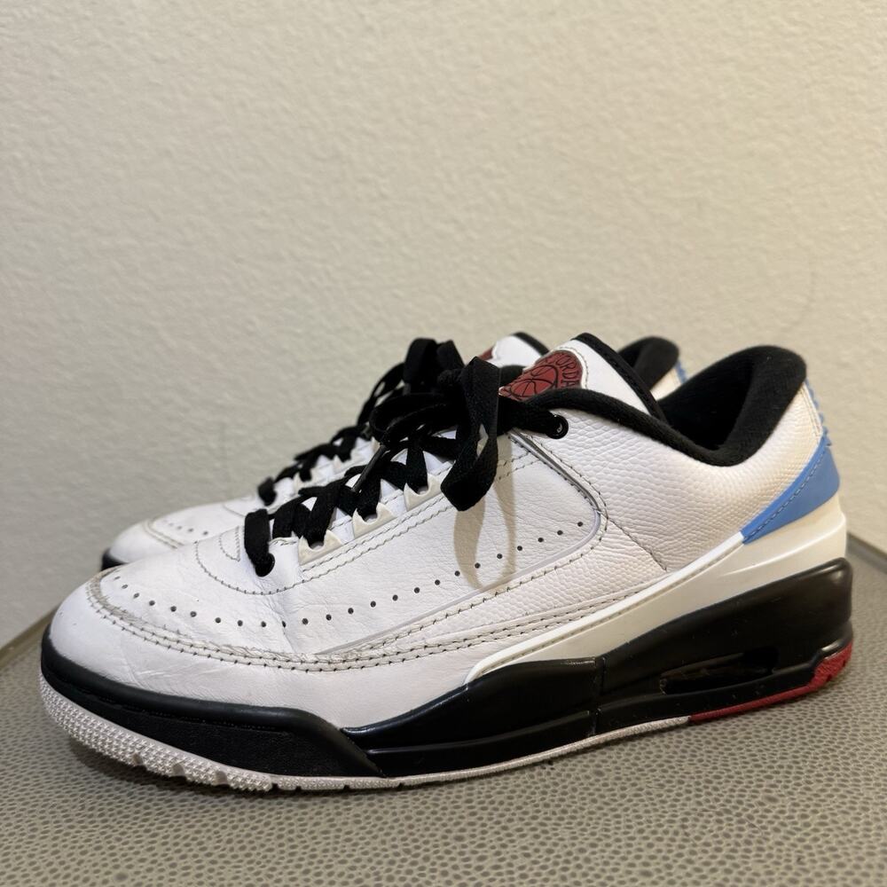 Air Jordan 2/3 UNC To Chicago WHITE VARSITY RED BLACK FD0383 104 Sz 8